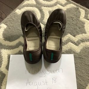 Size 9 EUC Chocolate Brown Tieks